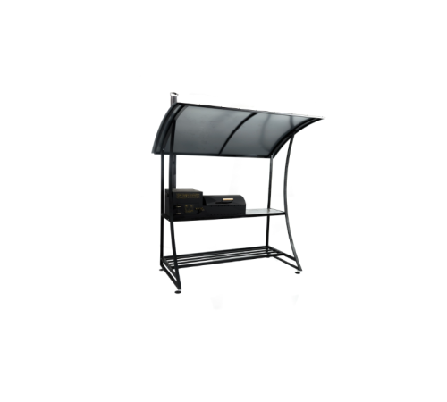 Мангал Titan Premium с печью и полукруглым навесом — прочность 5 мм для настоящих гурманов