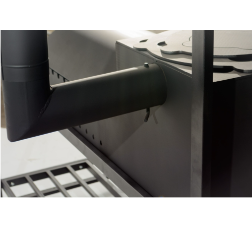 Мангал Titan Premium с печью и полукруглым навесом — прочность 5 мм для настоящих гурманов